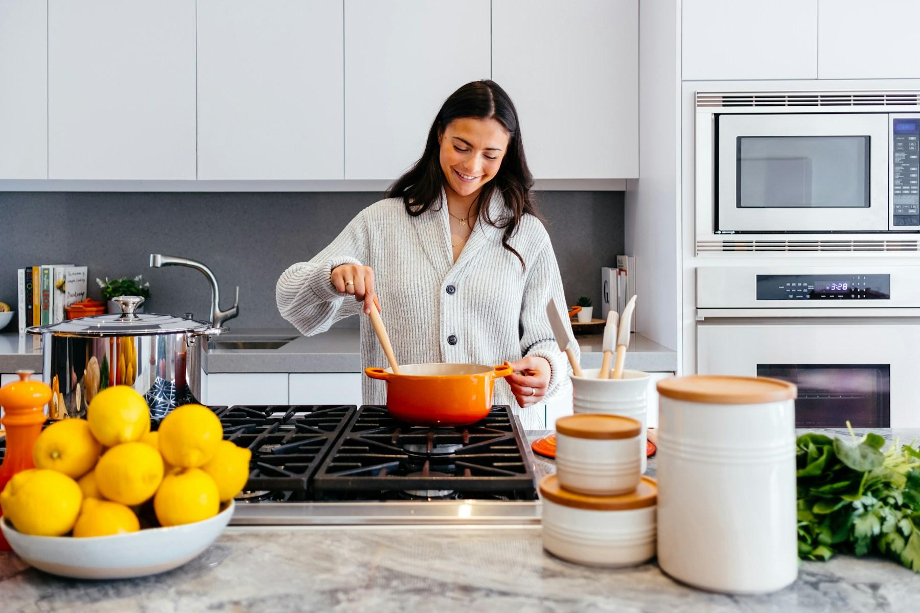 Kitchen scene used as illustrative home and table direction